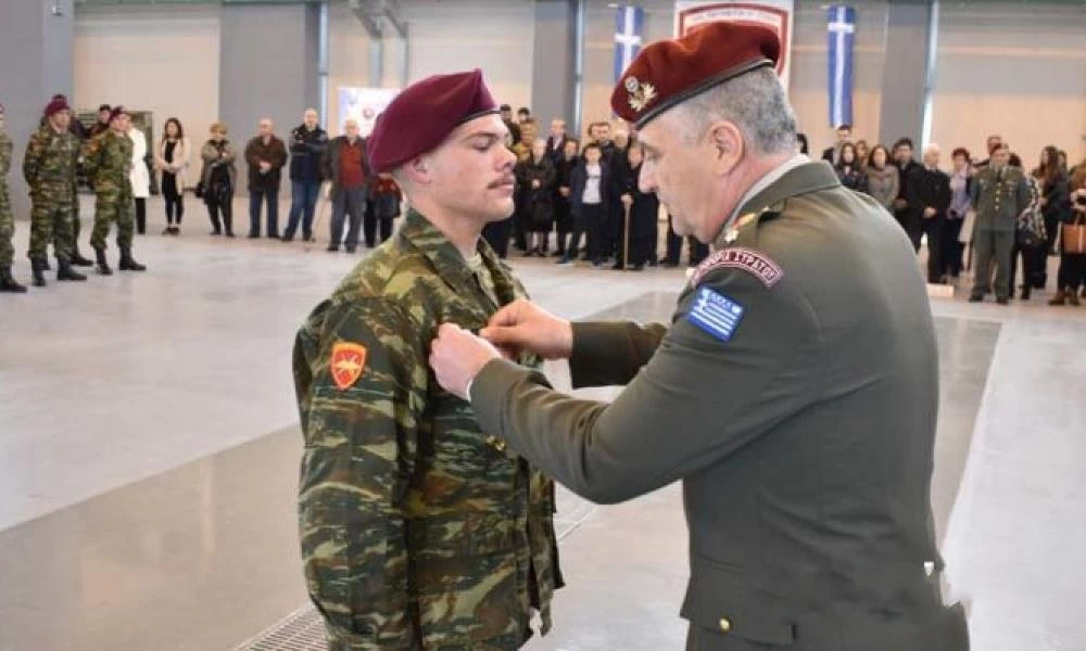 Απονομή Μπερέ και διακρατικών σε 31 οπλίτες του ΤΕΑΣ (εικόνες-βίντεο)